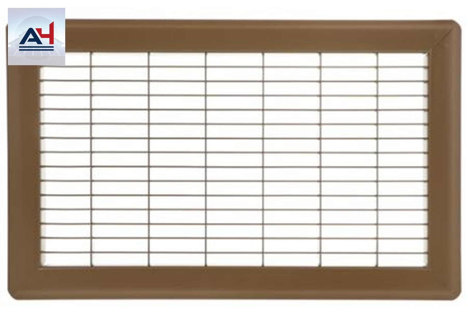 Imperial 8x12 Inch Brown Painted Steel Floor Return Air Grille