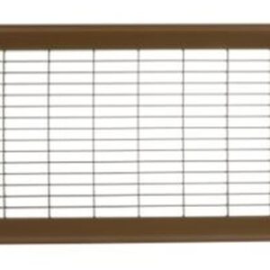 Imperial 8x24 Inch Brown Painted Steel Floor Return Air Grille
