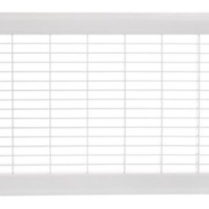 Imperial 8x24 Inch White Painted Steel Floor Return Air Grille