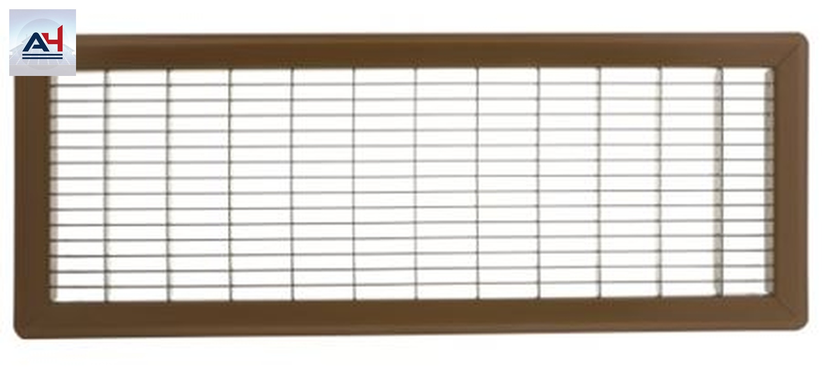 Imperial RG1246 Brown Painted Steel Floor Return Air Grille 8x30