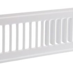 Imperial RG1266 2-1/4x10 White Steel Toe Space Grille