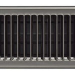 Imperial RG1995 Louvered Steel Floor Register 4x10 Pewter