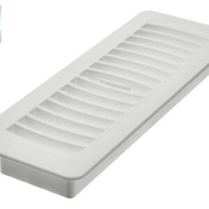 Imperial RG2146 3x10 Polystyrene Flat Top Floor Register White