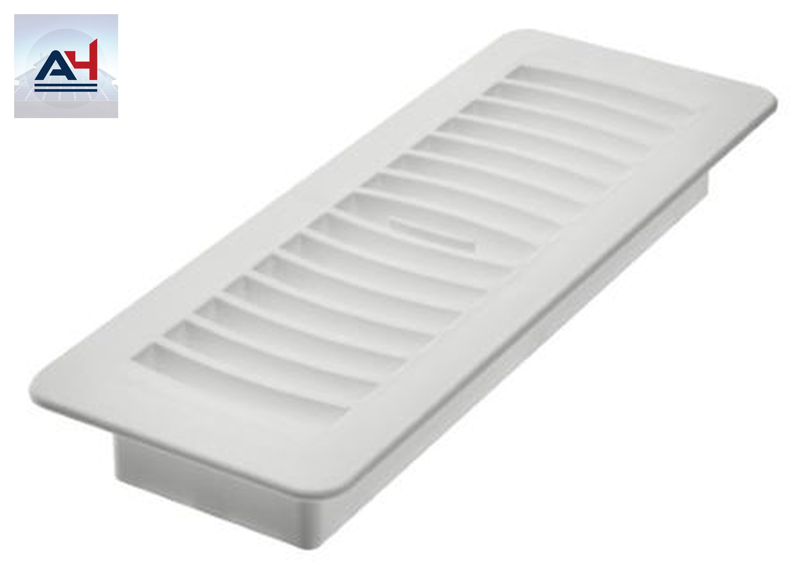 Imperial RG2146 3x10 Polystyrene Flat Top Floor Register White