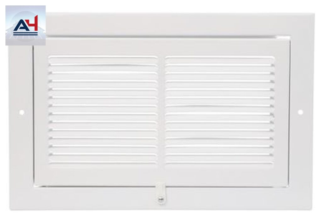 Imperial RG2288 10x6 White Painted Steel Sidewall Register