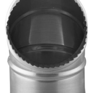 VT0212 4 in. 22 ga 90 Degree Aluminium Adjustable Elbow