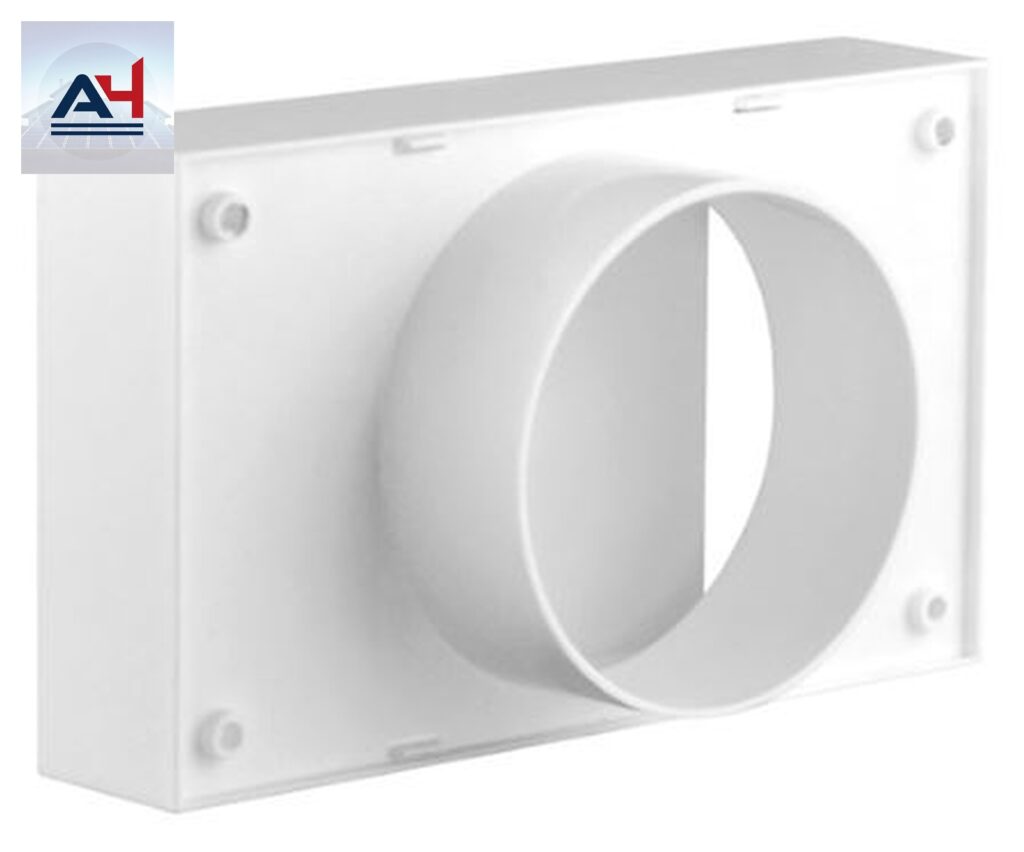 Imperial VT0341-A 4-inch Plastic Rectangular Soffit Exhaust Vent, White