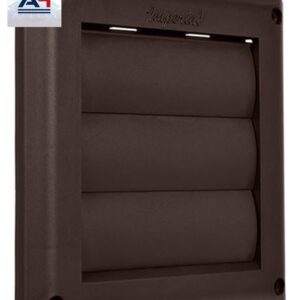 VT0562-A 4-inch Louvered Vent Cap, Brown