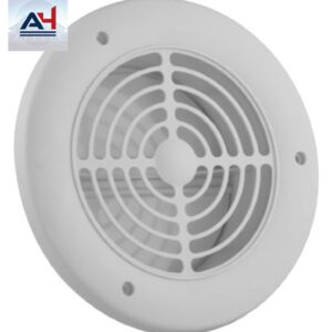 VT0594 6-inch Louvered Vent Cap, White