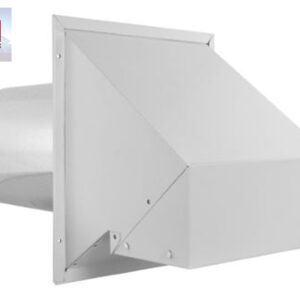 Imperial VT0728 8-inch Galvanized Steel Wall Hood, White