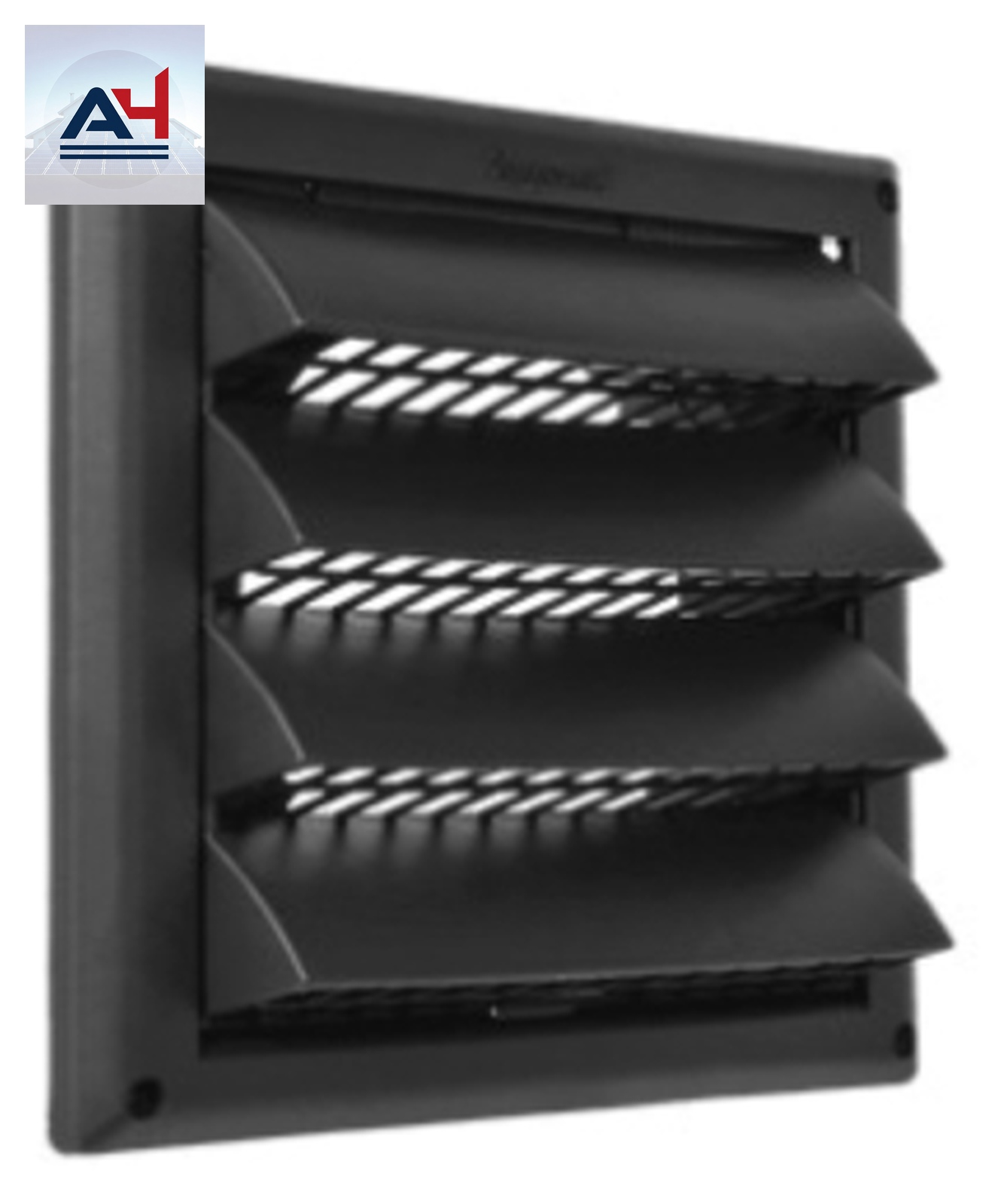 Imperial Manufacturing VT0733 6 in. Plastic Air Intake Cap with Screen, Black