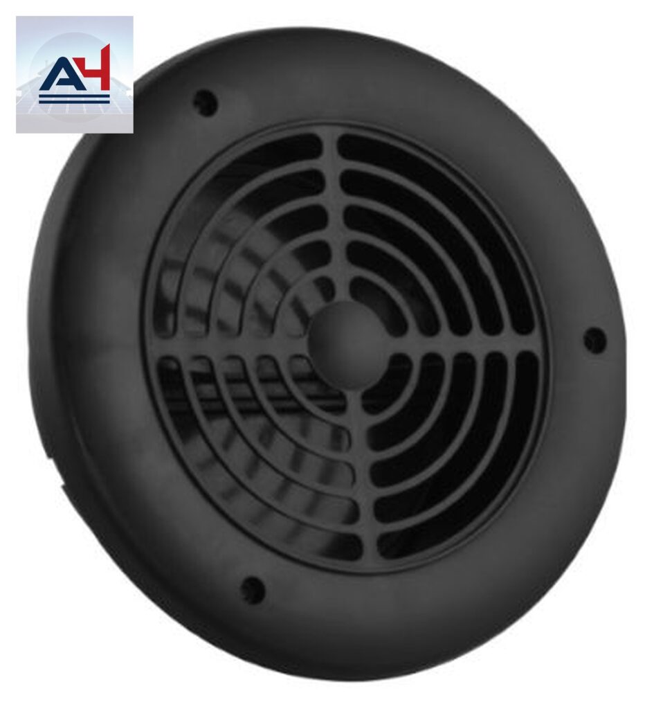 VT0735 6" INTAKE HOOD BLACK