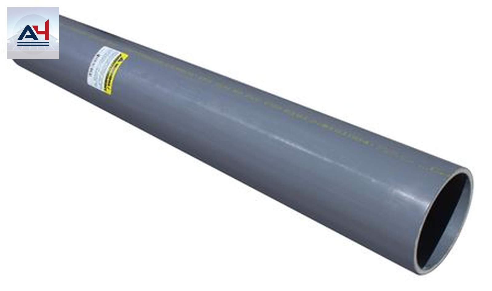 Ipex 181004 RadonX 4 in. x 10 ft. Plain End
