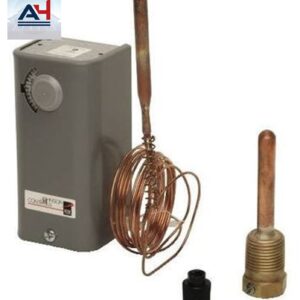 Johnson A19ABC-12C Controls A19ABC-12C Grey/Galvanized Steel 1-Stage Temperature Control, 100