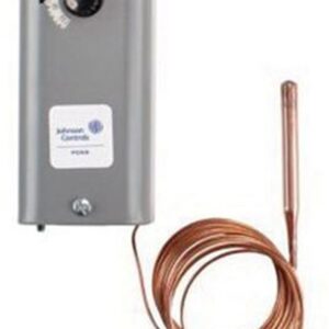 Johnson A19ADB-1C Controls A19ADB-1C Grey/Galvanized Steel 1-Stage Remote Bulb Temperature