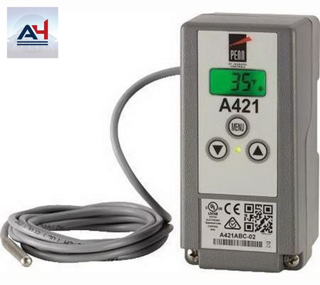Johnson Controls A421ABD-02C 1-Stage Electronic Temperature Control