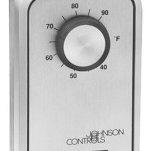 Johnson T26S-18C Controls T26S-18C Beige Line Voltage Non-Programmable Thermostat, Multi