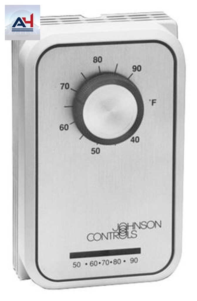 Johnson T26S-18C Controls T26S-18C Beige Line Voltage Non-Programmable Thermostat, Multi