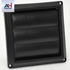 Lambro EM-4B 4 Inch Brown Plastic Louvred Dryer Vent Hood