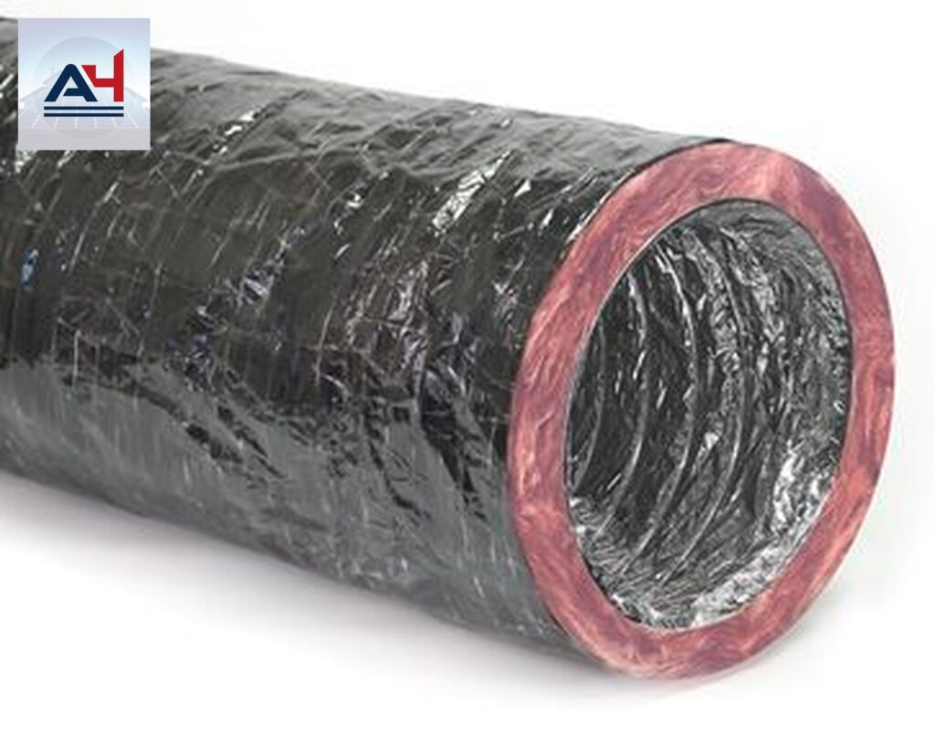 Lambro FID-425 4 Inch Insulated Flexible Silver Core Duct