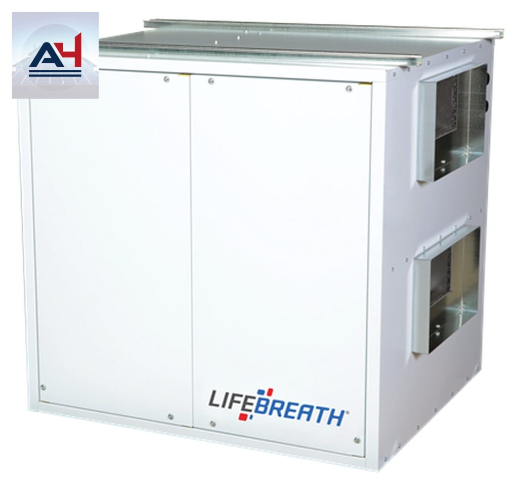 Lifebreath 200-1200FD Aluminum Core 20 ga Galvanized Steel Heat Recovery