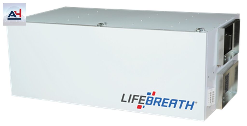 Lifebreath 100-350DCS Aluminum Core 20 ga Galvanized Steel Heat Recovery