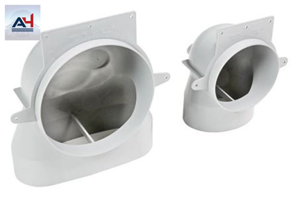 Lifebreath 99-WF4 4 in. Plastic Stack Head Elbow