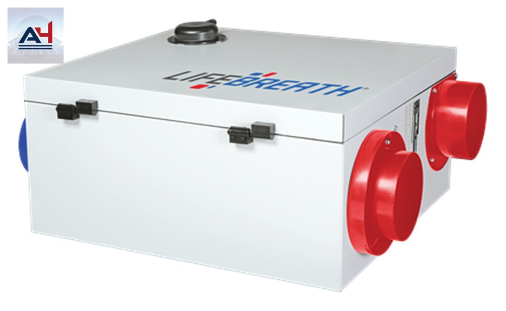 Lifebreath 100-METRO120F 126 CFM Heat Recovery Ventilator
