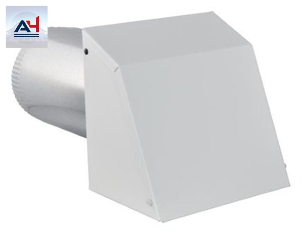 451 White 10-inch HVAC/R Vent Hood Duct Fitting