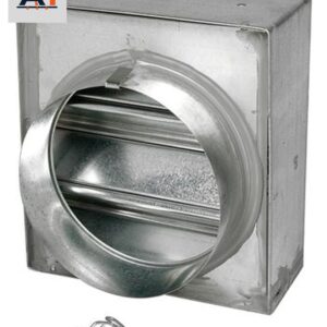 0130H 6" ROUND FIRE DAMPER HRZ (SPRING)