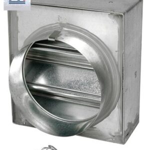 0130H 8-inch Round Horizontal Spring Fire Damper
