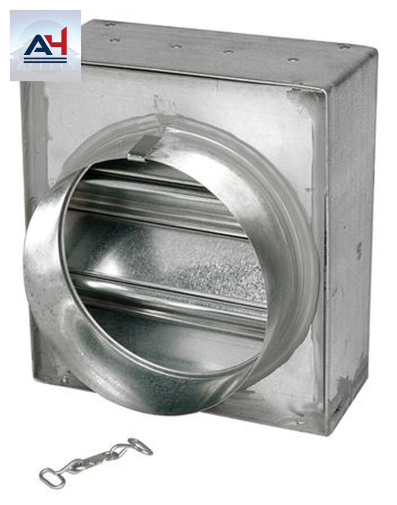 0130H 8-inch Round Horizontal Spring Fire Damper