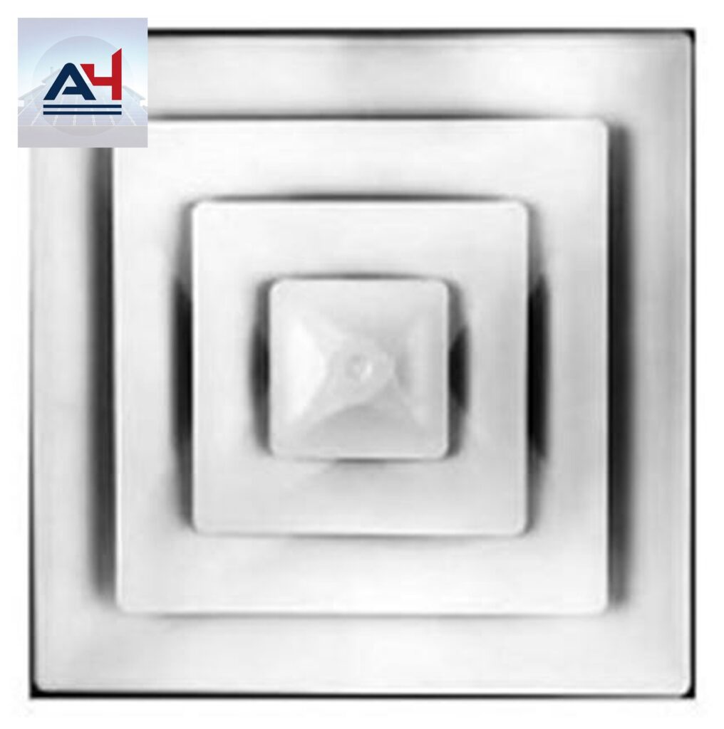 RNSL 10x24x24 Steel Lay-in Ceiling Diffuser
