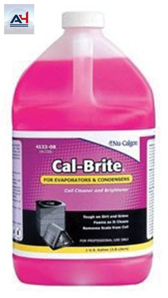Nu-Calgon 4133-08 Cal-Brite 1 gal Coil Cleaner, Pink
