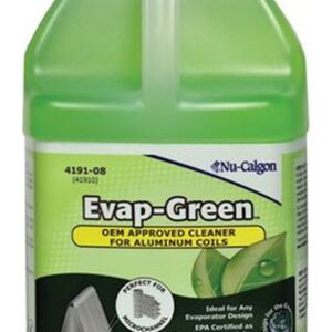Nu-Calgon 4191-08 Evap-Green 1 gal No Rinse Evaporator Cleaner Bottle
