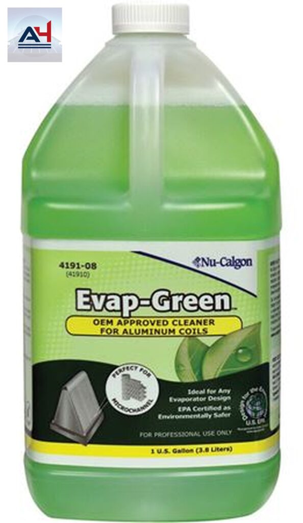 Nu-Calgon 4191-08 Evap-Green 1 gal No Rinse Evaporator Cleaner Bottle