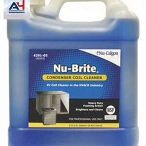 Nu-Calgon Nu-Br4291-05 Blue Condenser Coil Cleaner, 2.5 Gallon