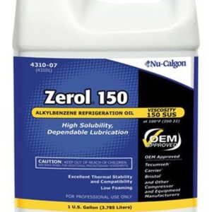 Nu-Calgon Zerol 150 Clear Refrigeration Oil, 1 Gal