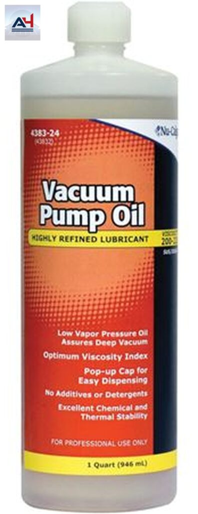 Nu-Calgon Cal-Vac 1 Quart Vacuum Pump Oil Clear