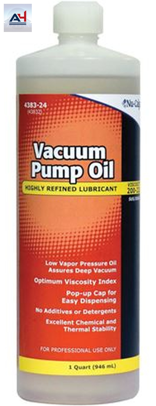 Nu-Calgon Cal-Vac 1 Quart Vacuum Pump Oil Clear