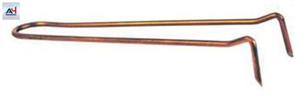 Oatey 33997 1-inch Bright Steel Pipe Hook 6-inch Length