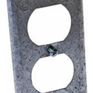 20115 4 in. x 4 in. Square Metal Unit Cover