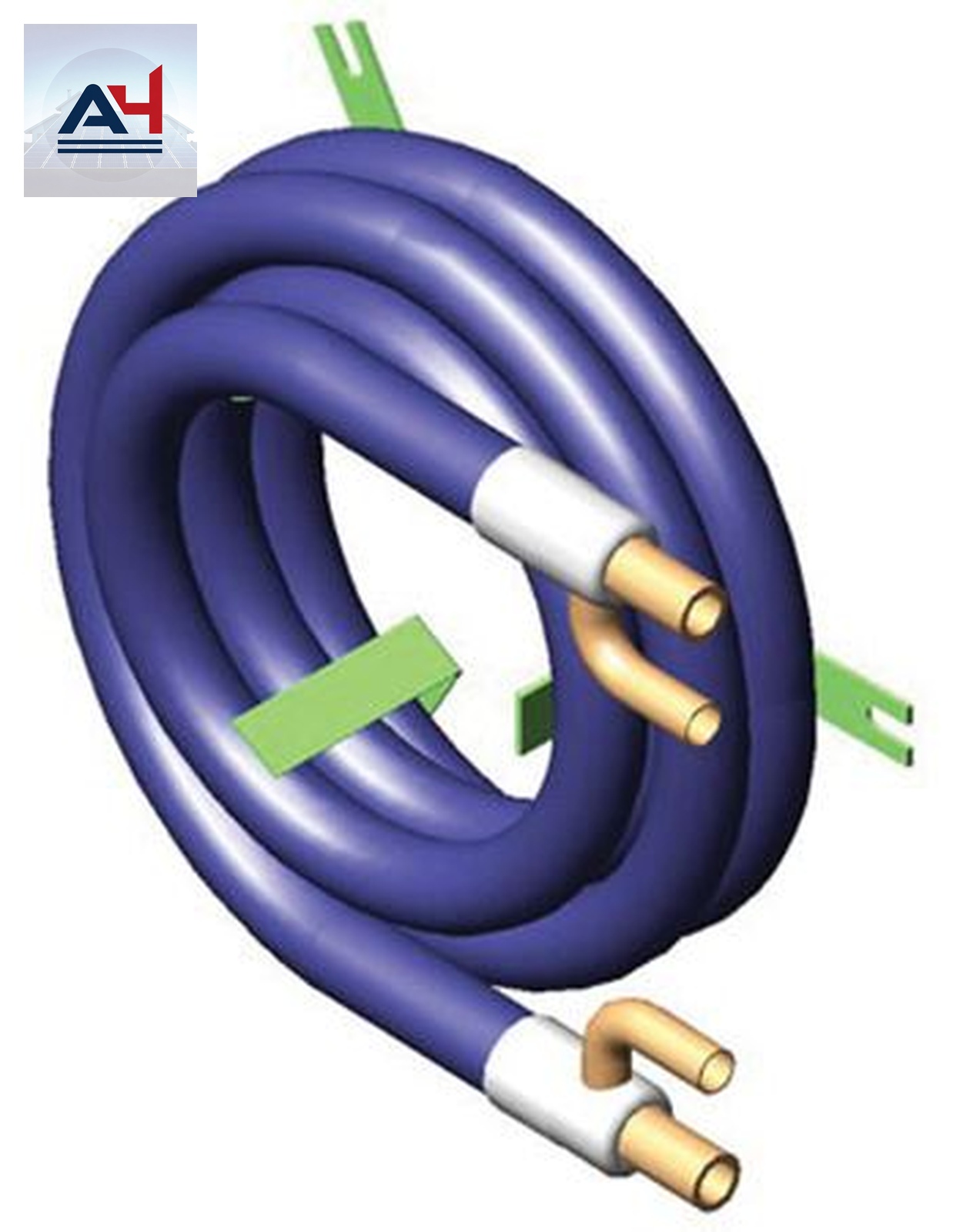AMTS COAX-2501-J Steel Outer Shell Copper Inner Tube Condenser/Heat Pump