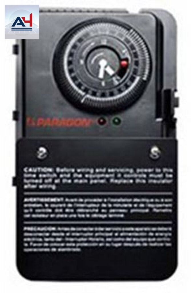Paragon 8145-AV Heavy-Duty Steel Auto Voltage Defrost Timer, 120 -