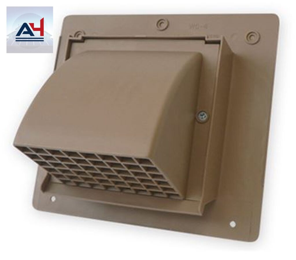 Primex WC6-01 6-inch Polymer Intake/Exhaust Vent with Bird Screen