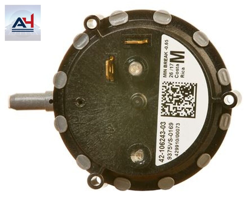 Rheem in./-0.65 42-106243-03 Pressure Switch (-0.75 in./-0.65 in.)