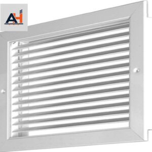 Airvector GAA40 1212 12 in. x 12 in. 45 Degree Aluminum Return Grille, White