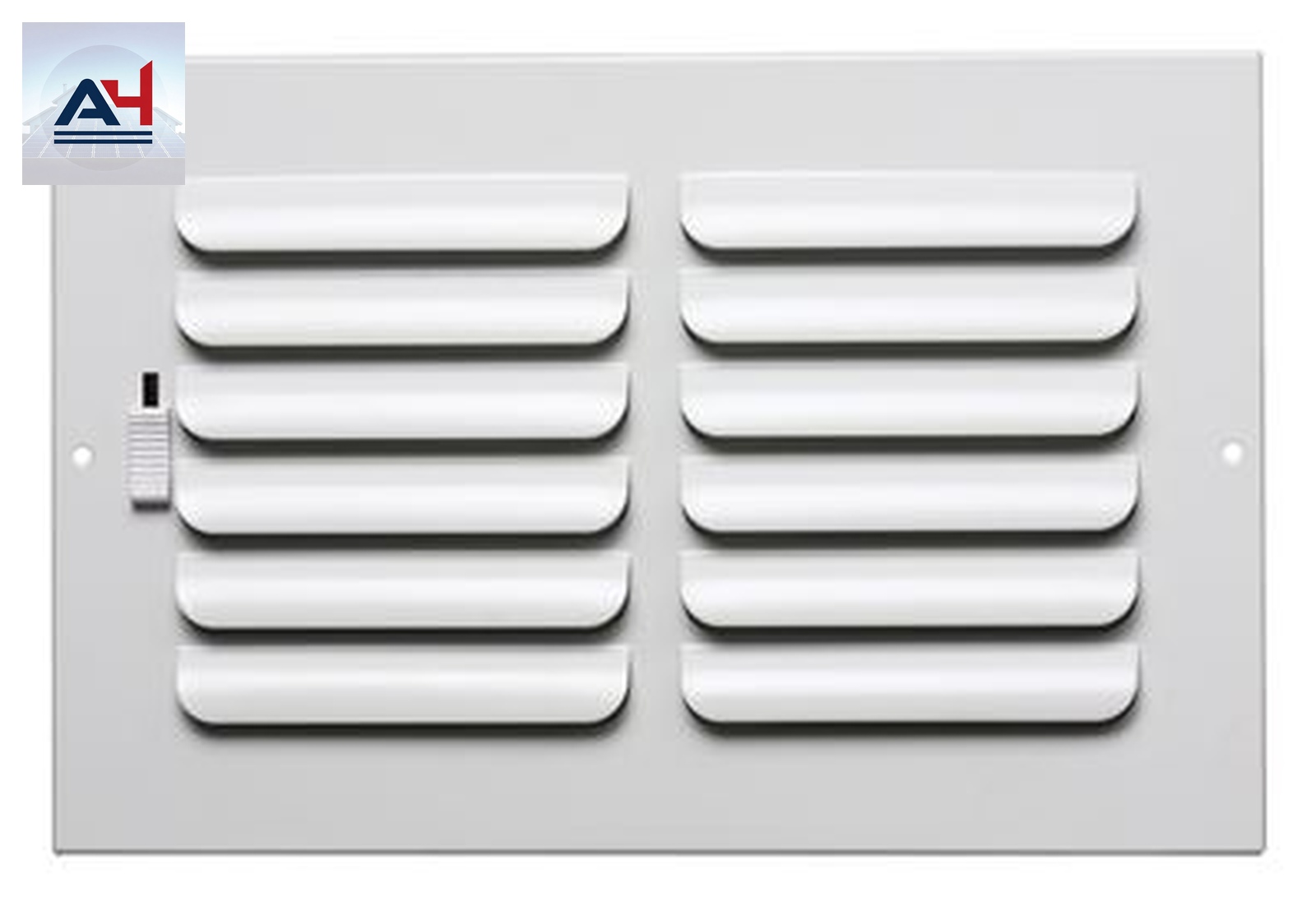 ProSelect PS1CW10U 1-Way Steel Ceiling Sidewall Register 10x6