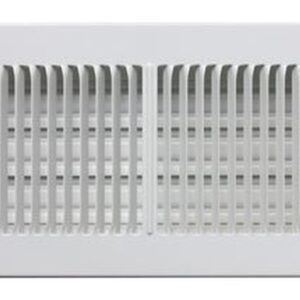 ProSelect PS2W3W12P 2-Way Steel Ceiling Sidewall Register 12x4