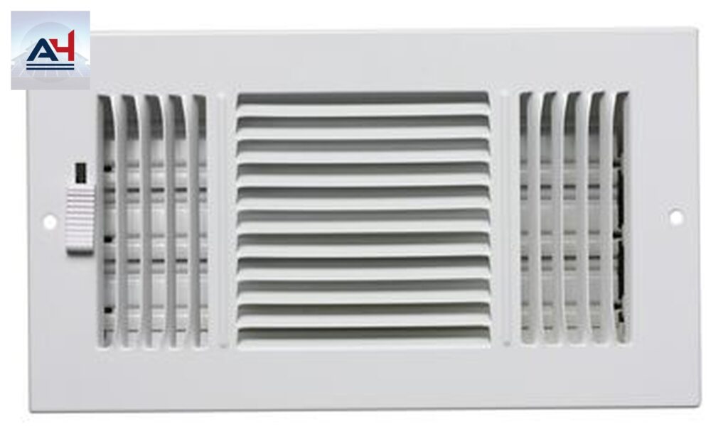 ProSelect PS3WW1212 12x12 Steel Ceiling Sidewall Register White